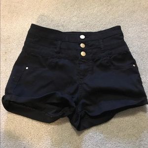 High waisted shorts
